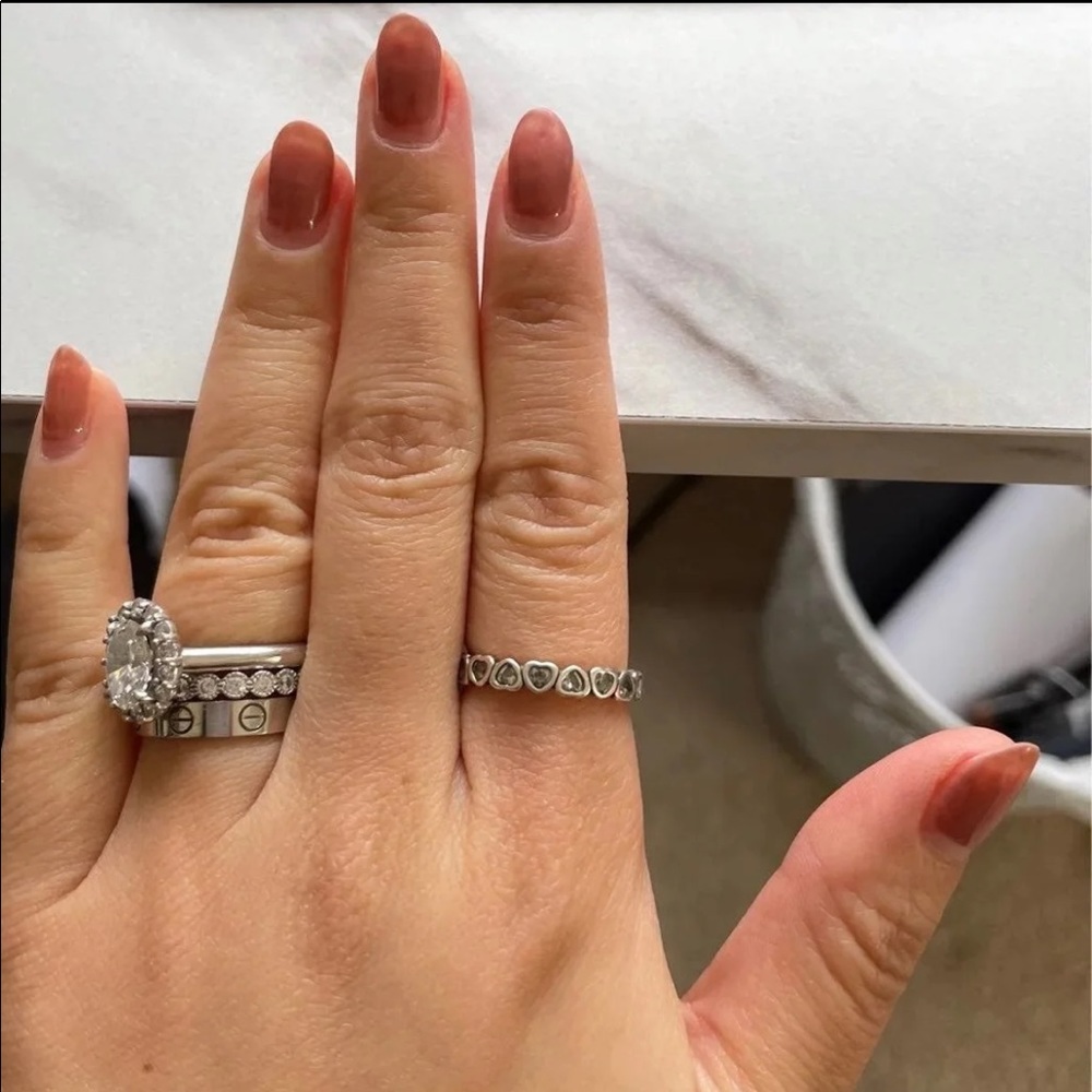 Pandora Heart CZ Ring